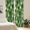 image:imageAmbesonne Bohemian Curtains Ethnic Pattern with Paisley Forms and Botanical Details Grunge Tribal Window Treatments 2 Panel Set for Living Room Bedroom Pair of  28 x 95 Khaki Pale Rust AmberFern Green Apricot Beige