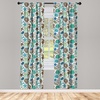 image:imageAmbesonne Bohemian Curtains Ethnic Pattern with Paisley Forms and Botanical Details Grunge Tribal Window Treatments 2 Panel Set for Living Room Bedroom Pair of  28 x 95 Khaki Pale Rust AmberSeafoam Brown