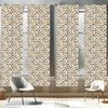 image:imageAmbesonne Bohemian Curtains Ethnic Pattern with Paisley Forms and Botanical Details Grunge Tribal Window Treatments 2 Panel Set for Living Room Bedroom Pair of  28 x 95 Khaki Pale Rust AmberGreen Yellow Orange
