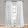 image:imageAmbesonne Bohemian Curtains Ethnic Pattern with Paisley Forms and Botanical Details Grunge Tribal Window Treatments 2 Panel Set for Living Room Bedroom Pair of  28 x 95 Khaki Pale Rust AmberDimgray White