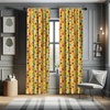 image:imageAmbesonne Bohemian Curtains Ethnic Pattern with Paisley Forms and Botanical Details Grunge Tribal Window Treatments 2 Panel Set for Living Room Bedroom Pair of  28 x 95 Khaki Pale Rust AmberYellow Vermilion