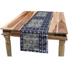image:imageAmbesonne Tribal Table Runner Prehistoric Traditional Aztec Folk Motif with Geometric Triangles Native Design Dining Room Kitchen Rectangular Runner 16 X 72 Cream TealNavy Aqua