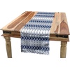image:imageAmbesonne Tribal Table Runner Prehistoric Traditional Aztec Folk Motif with Geometric Triangles Native Design Dining Room Kitchen Rectangular Runner 16 X 72 Cream TealIndigo Blue