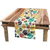 image:imageAmbesonne Tribal Table Runner Prehistoric Traditional Aztec Folk Motif with Geometric Triangles Native Design Dining Room Kitchen Rectangular Runner 16 X 72 Cream TealCharcoal Beige