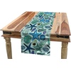 image:imageAmbesonne Tribal Table Runner Prehistoric Traditional Aztec Folk Motif with Geometric Triangles Native Design Dining Room Kitchen Rectangular Runner 16 X 72 Cream TealBlue Seafoam
