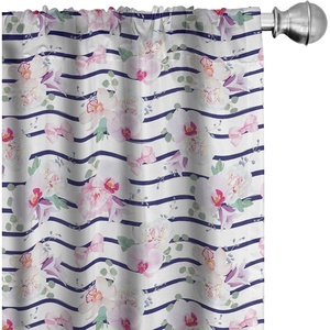 image:imageAmbesonne African Curtains Random Doodles Pattern Herringbone Indigenous Art Folk Features Window Treatments 2 Panel Set for Living Room Bedroom Pair of  28 x 63 Marigold MustardPurple Green