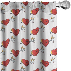image:imageAmbesonne African Curtains Random Doodles Pattern Herringbone Indigenous Art Folk Features Window Treatments 2 Panel Set for Living Room Bedroom Pair of  28 x 63 Marigold MustardVermilion Orange