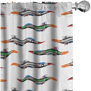 image:imageAmbesonne African Curtains Random Doodles Pattern Herringbone Indigenous Art Folk Features Window Treatments 2 Panel Set for Living Room Bedroom Pair of  28 x 63 Marigold MustardGreen Grey