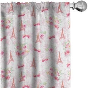 image:imageAmbesonne Bohemian Curtains Ethnic Pattern with Paisley Forms and Botanical Details Grunge Tribal Window Treatments 2 Panel Set for Living Room Bedroom Pair of  28 x 95 Khaki Pale Rust AmberPink Green