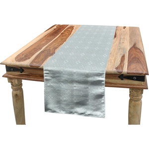 image:imageAmbesonne Tribal Table Runner Prehistoric Traditional Aztec Folk Motif with Geometric Triangles Native Design Dining Room Kitchen Rectangular Runner 16 X 72 Cream TealBlue Grey