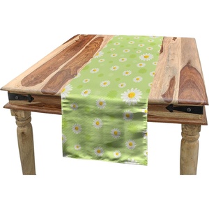 image:imageAmbesonne Tribal Table Runner Prehistoric Traditional Aztec Folk Motif with Geometric Triangles Native Design Dining Room Kitchen Rectangular Runner 16 X 72 Cream TealPistachio Green