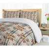 image:imageAmbesonne Christmas Duvet Cover Set Whimsical Happy Dogs and Puppies with Santas Hat Illustration Print Decorative 2 Piece Bedding Set with 1 Pillow Sham Twin Size Seafoam Vermilion GreenPale Grey Apricot Brown