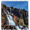 image:imageAmbesonne Flower Shower Curtain Blooming Orchid Spring Bouquet Romance Wedding Themed Natural Beauties Fragrance Cloth Fabric Bathroom Decor Set with Hooks 69 W x 84 L Off White Reseda GreenEcru Blue