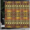 image:imageAmbesonne Flower Shower Curtain Blooming Orchid Spring Bouquet Romance Wedding Themed Natural Beauties Fragrance Cloth Fabric Bathroom Decor Set with Hooks 69 W x 84 L Off White Reseda GreenBrown Yellow Pale Orange