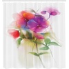 image:imageAmbesonne Flower Shower Curtain Blooming Orchid Spring Bouquet Romance Wedding Themed Natural Beauties Fragrance Cloth Fabric Bathroom Decor Set with Hooks 69 W x 84 L Off White Reseda GreenOff White Reseda Green