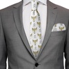 image:imageAmbesonne Mens Tie SetBeige Black and White