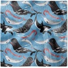 image:imageAmbesonne Mens Tie SetBlue Dark Coral Black