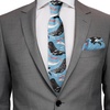 image:imageAmbesonne Mens Tie SetBlue Dark Coral Black