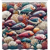 image:imageAmbesonne Peach Shower Curtain Get Naked Phrase Written on Pastel Back Fruits and Leaves Fun Playful Cloth Fabric Bathroom Decor Set with Hooks 69 W x 70 L Blush Dark Coral YellowPlum Orange and Teal