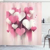 image:imageAmbesonne Peach Shower Curtain Get Naked Phrase Written on Pastel Back Fruits and Leaves Fun Playful Cloth Fabric Bathroom Decor Set with Hooks 69 W x 70 L Blush Dark Coral YellowPale Rose Ivory