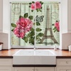 image:imageAmbesonne Sloth Kitchen Curtains Cartoon Character Sleeping on Branch Jungle Animal in Night Sky Theme Window Drapes 2 Panel Set for Kitchen Cafe Decor 55 x 39 Plum Brown GreenPastel Seafoam