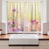 image:imageAmbesonne Sloth Kitchen Curtains Cartoon Character Sleeping on Branch Jungle Animal in Night Sky Theme Window Drapes 2 Panel Set for Kitchen Cafe Decor 55 x 39 Plum Brown GreenYellow Pink