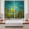 image:imageAmbesonne Sloth Kitchen Curtains Cartoon Character Sleeping on Branch Jungle Animal in Night Sky Theme Window Drapes 2 Panel Set for Kitchen Cafe Decor 55 x 39 Plum Brown GreenKhaki Teal