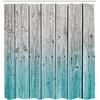 image:imageAmbesonne Turquoise Shower Curtain Green Tones Misty Woodland Scenery Featuring Mountain Range Landscape Cloth Fabric Bathroom Decor Set with Hooks 69 W x 75 L Dark Seafoam Dark TealGrey
