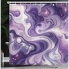 image:imageAmbesonne Turquoise Shower Curtain Green Tones Misty Woodland Scenery Featuring Mountain Range Landscape Cloth Fabric Bathroom Decor Set with Hooks 69 W x 75 L Dark Seafoam Dark TealQuartz Pale Mauve and Lilac