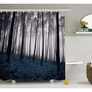 image:imageAmbesonne Flower Shower Curtain Blooming Orchid Spring Bouquet Romance Wedding Themed Natural Beauties Fragrance Cloth Fabric Bathroom Decor Set with Hooks 69 W x 84 L Off White Reseda GreenPetrol Black