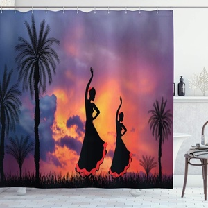 image:imageAmbesonne Flower Shower Curtain Blooming Orchid Spring Bouquet Romance Wedding Themed Natural Beauties Fragrance Cloth Fabric Bathroom Decor Set with Hooks 69 W x 84 L Off White Reseda GreenSalmon Pale Purple