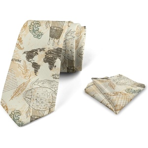 image:imageAmbesonne Mens Tie SetBeige Olive Green