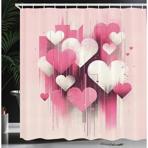 image:imageAmbesonne Peach Shower Curtain Get Naked Phrase Written on Pastel Back Fruits and Leaves Fun Playful Cloth Fabric Bathroom Decor Set with Hooks 69 W x 70 L Blush Dark Coral YellowPale Rose Ivory