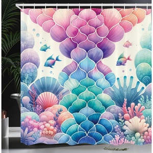 image:imageAmbesonne Peach Shower Curtain Get Naked Phrase Written on Pastel Back Fruits and Leaves Fun Playful Cloth Fabric Bathroom Decor Set with Hooks 69 W x 70 L Blush Dark Coral YellowPink Blue Purple