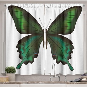 image:imageAmbesonne Sloth Kitchen Curtains Cartoon Character Sleeping on Branch Jungle Animal in Night Sky Theme Window Drapes 2 Panel Set for Kitchen Cafe Decor 55 x 39 Plum Brown GreenOlive Green