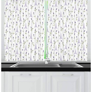 image:imageAmbesonne Sloth Kitchen Curtains Cartoon Character Sleeping on Branch Jungle Animal in Night Sky Theme Window Drapes 2 Panel Set for Kitchen Cafe Decor 55 x 39 Plum Brown GreenLavender Green White