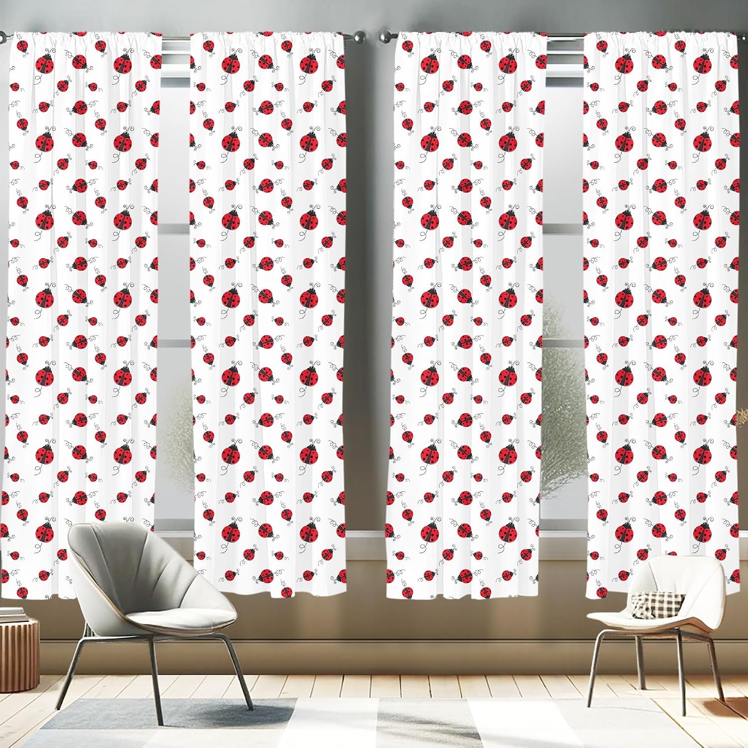 image:imageAmbesonne Paisley Curtains Bohemian Design Creamy Neutral Colored Ornament Ethnic Floral Leafy Window Treatments 2 Panel Set for Living Room Bedroom Pair of  28 x 63 Ivory Pale Sepia DimgrayWhite Black