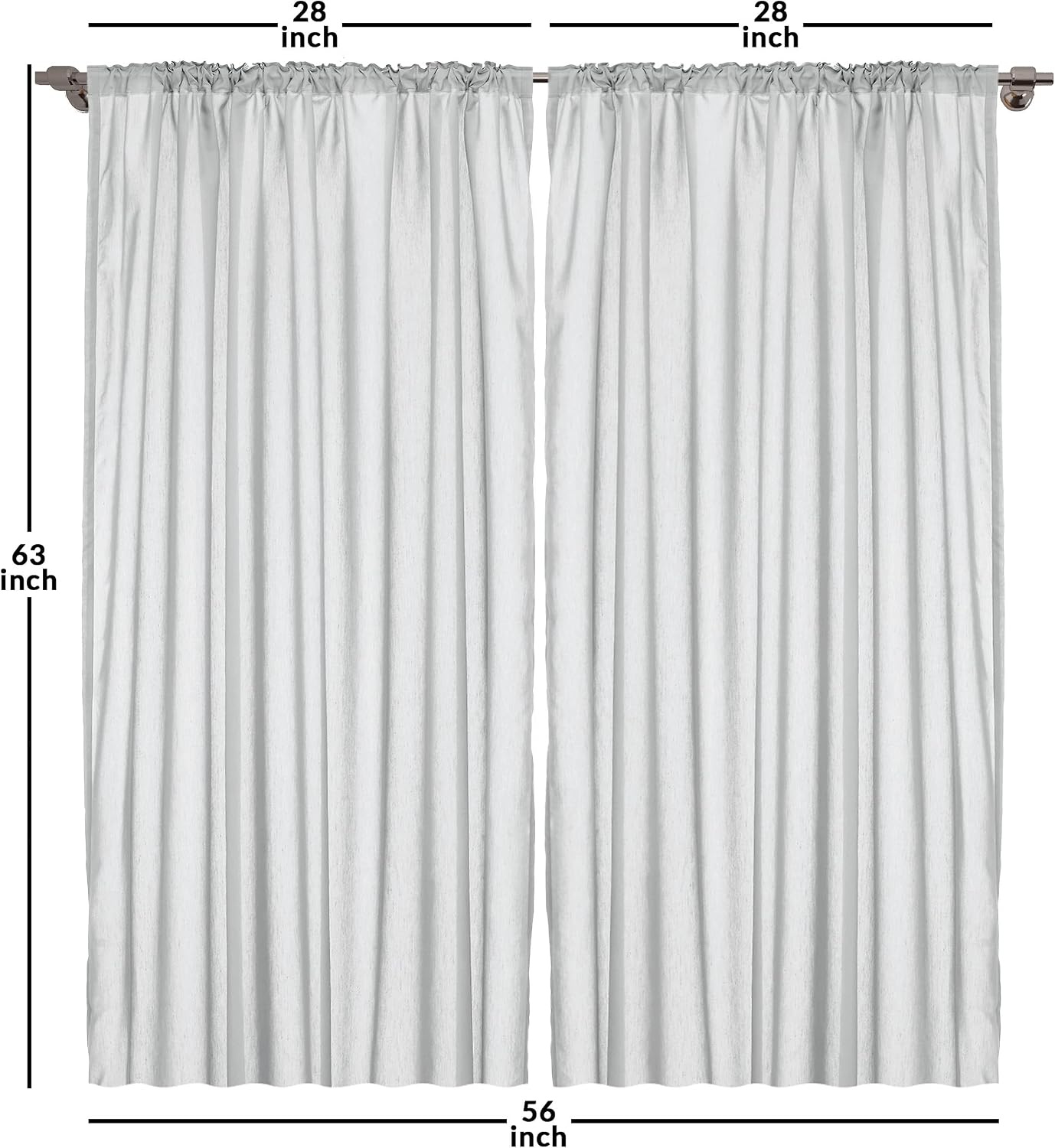 image:imageAmbesonne Paisley Curtains Bohemian Design Creamy Neutral Colored Ornament Ethnic Floral Leafy Window Treatments 2 Panel Set for Living Room Bedroom Pair of  28 x 63 Ivory Pale Sepia DimgrayWhite and Grey