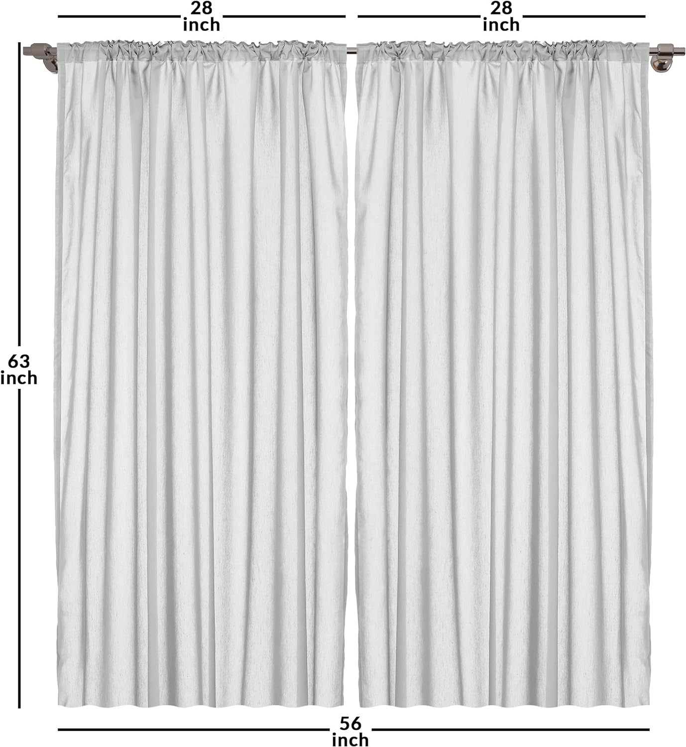 image:imageAmbesonne Paisley Curtains Bohemian Design Creamy Neutral Colored Ornament Ethnic Floral Leafy Window Treatments 2 Panel Set for Living Room Bedroom Pair of  28 x 63 Ivory Pale Sepia DimgrayCadet Blue Fawn