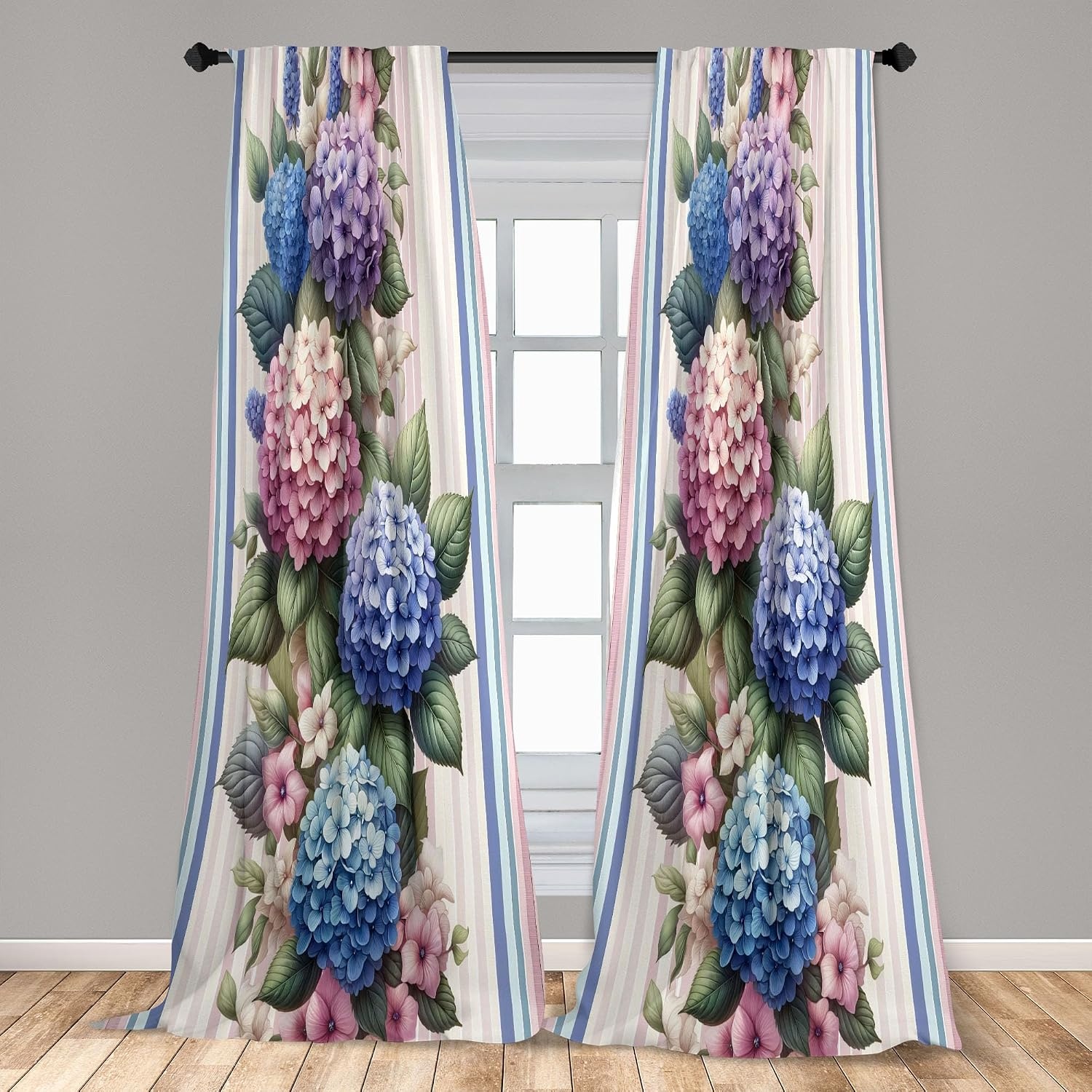 image:imageAmbesonne Paisley Curtains Bohemian Design Creamy Neutral Colored Ornament Ethnic Floral Leafy Window Treatments 2 Panel Set for Living Room Bedroom Pair of  28 x 63 Ivory Pale Sepia DimgrayRose Lavender Blue Green