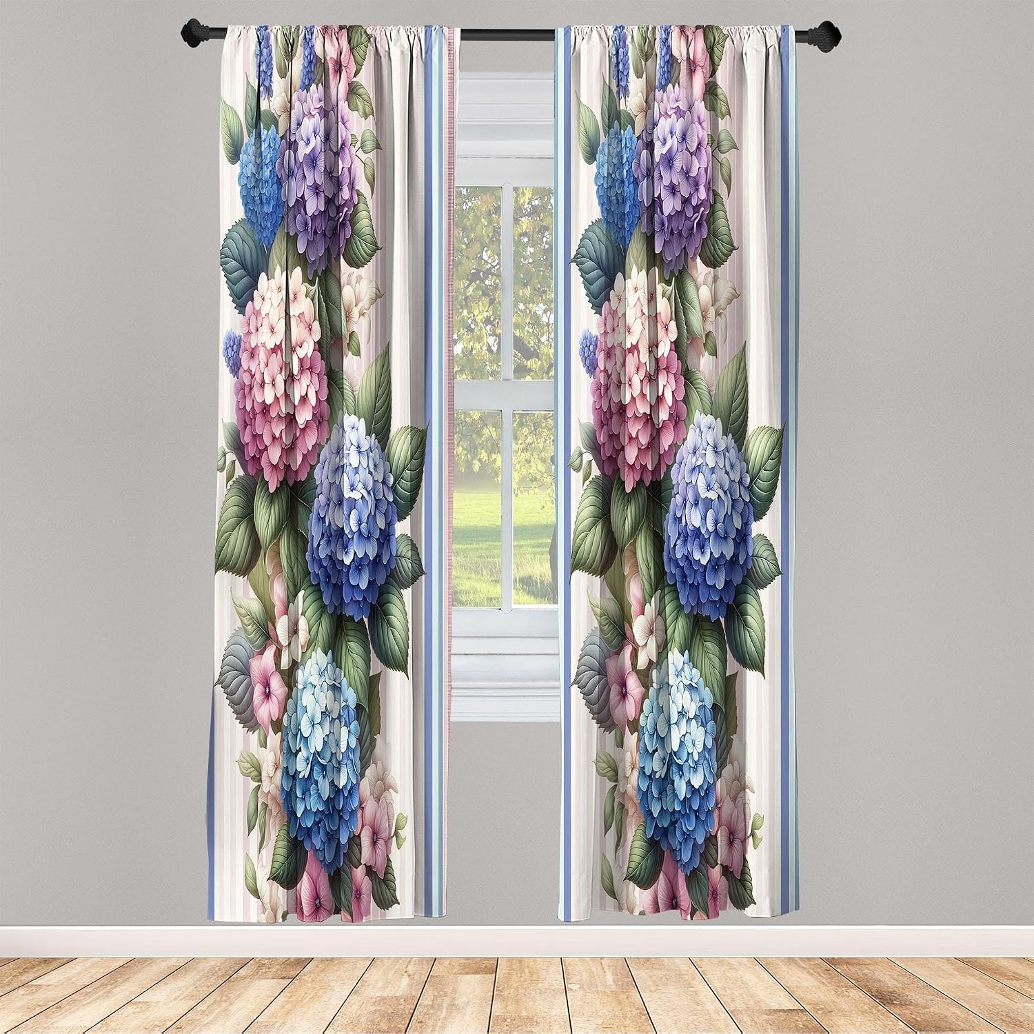 image:imageAmbesonne Paisley Curtains Bohemian Design Creamy Neutral Colored Ornament Ethnic Floral Leafy Window Treatments 2 Panel Set for Living Room Bedroom Pair of  28 x 63 Ivory Pale Sepia DimgrayRose Lavender Blue Green