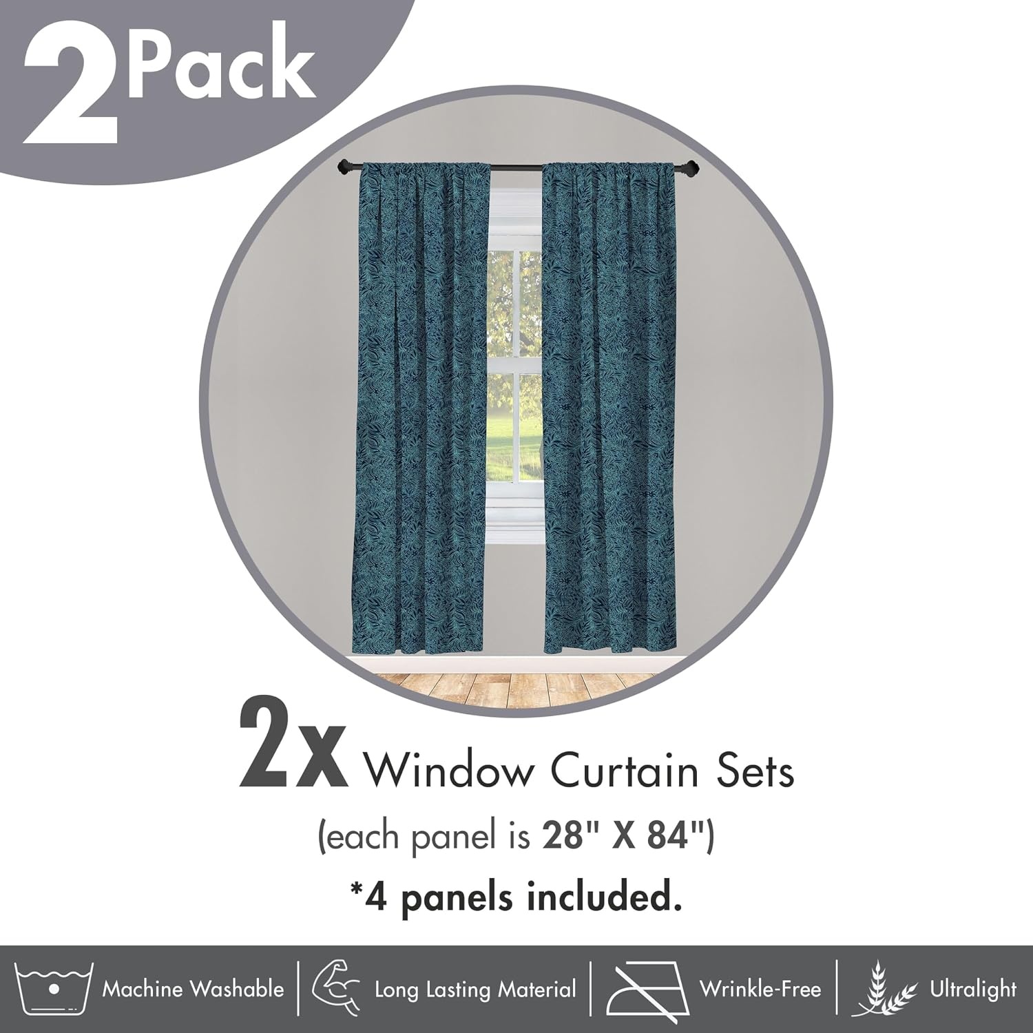 image:imageAmbesonne Paisley Curtains Bohemian Design Creamy Neutral Colored Ornament Ethnic Floral Leafy Window Treatments 2 Panel Set for Living Room Bedroom Pair of  28 x 63 Ivory Pale Sepia DimgrayTurquoise Blue