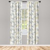 image:imageAmbesonne Animal Print Window Curtains Savannah Pattern Cheetah Skin Print Fauna Theme in Neutral Colors Print Lightweight Decor 2Panel Set with Rod Pocket Pair of  28 x 63 Beige and BrownGreen Mustard