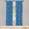 image:imageAmbesonne Animal Print Window Curtains Savannah Pattern Cheetah Skin Print Fauna Theme in Neutral Colors Print Lightweight Decor 2Panel Set with Rod Pocket Pair of  28 x 63 Beige and BrownCobalt Blue and White