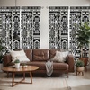image:imageAmbesonne Animal Print Window Curtains Savannah Pattern Cheetah Skin Print Fauna Theme in Neutral Colors Print Lightweight Decor 2Panel Set with Rod Pocket Pair of  28 x 63 Beige and BrownCharcoal Grey Pale Sepia
