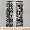 image:imageAmbesonne Animal Print Window Curtains Savannah Pattern Cheetah Skin Print Fauna Theme in Neutral Colors Print Lightweight Decor 2Panel Set with Rod Pocket Pair of  28 x 63 Beige and BrownCharcoal Grey Pale Sepia