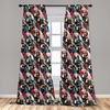 image:imageAmbesonne Animal Print Window Curtains Savannah Pattern Cheetah Skin Print Fauna Theme in Neutral Colors Print Lightweight Decor 2Panel Set with Rod Pocket Pair of  28 x 63 Beige and BrownRed Grey