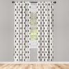 image:imageAmbesonne Animal Print Window Curtains Savannah Pattern Cheetah Skin Print Fauna Theme in Neutral Colors Print Lightweight Decor 2Panel Set with Rod Pocket Pair of  28 x 63 Beige and BrownCream Black