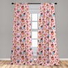 image:imageAmbesonne Animal Print Window Curtains Savannah Pattern Cheetah Skin Print Fauna Theme in Neutral Colors Print Lightweight Decor 2Panel Set with Rod Pocket Pair of  28 x 63 Beige and BrownBrown Pink