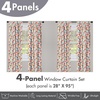 image:imageAmbesonne Animal Print Window Curtains Savannah Pattern Cheetah Skin Print Fauna Theme in Neutral Colors Print Lightweight Decor 2Panel Set with Rod Pocket Pair of  28 x 63 Beige and BrownTeal Coral